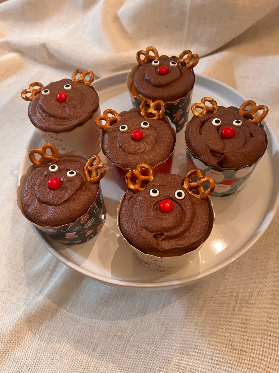 Reindeer cupcakes